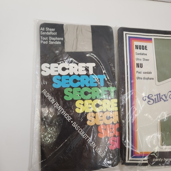 Vintage Panty Hose New 1970s Sheer Luxury Stockings Pantyhose Hosiery Ny… - Picture 2 of 8